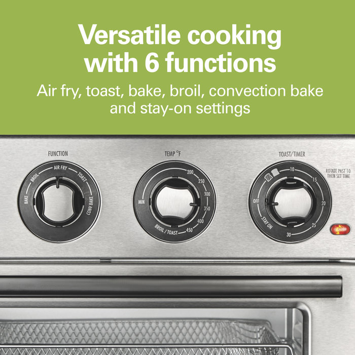 Hamilton Beach® Air Fry Countertop Oven 6 Cooking Functions & Reviews